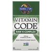 Фото товару Garden of Life, Vitamin Code RAW K-Complex, Вітамін K, 60 капсул