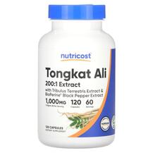 Тонгкат Алі Tongkat Ali 200:1 Extract Nutricost