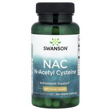 N-Acetyl Cysteine N-ацетилцистеин 600 мг Swanson