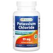 Фото товару Best Naturals, Potassium Chloride 99 mg, Калій, 400 таблеток