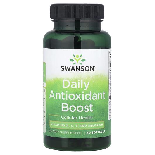 Основное фото товара Swanson, Антиоксиданты, Daily Antioxidant Boost, 60 капсул