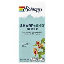 Підтримка здорового сну SharpMind Sleep Solaray 30 капсул