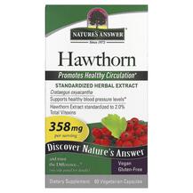 Глід Hawthorn 358 mg Nature's Answer 60 капсул