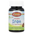 Фото товару Carlson, Kid's Chewable Iron, Залізо 15 мг, 60 таблеток