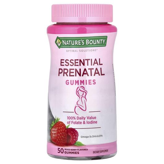 Основное фото товара Essential Prenatal Gummies Mixed, Витамины для беременных, 50 таб