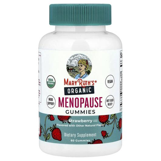 Основне фото товара Organic Menopause Gummies Strawberry, Підтримка менопаузи, 60 таб
