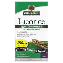 Licorice 450 mg 90 Vegetarian Солодка 450 мг