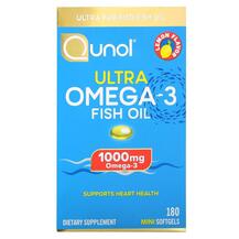 Омега 3 Ultra Omega-3 Fish Oil Lemon 500 mg Qunol