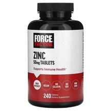 Цинк Zinc 50 mg Force Factor 240 таблеток Цинк Zinc 50 mg Force Factor 240 таблеток