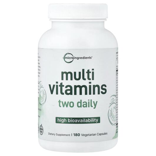 Основное фото товара Мультивитамины, Multi Vitamins High Bioavailability, 180 капсул