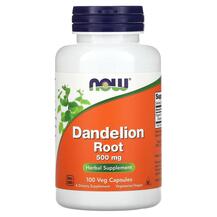 Dandelion Root Корень Одуванчика 500 мг NOW