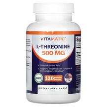 L-Треонін L-Threonine 500 mg Vitamatic 120 капсул