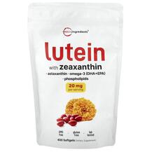 Lutein With Zeaxanthin Лютеин Micro Ingredients 400 капсул