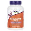 Фото товара NOW, Ресвератрол 200 мг, Natural Resveratrol 200 mg, 120 капсул