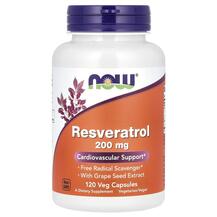 Ресвератрол 200 мг Natural Resveratrol 200 mg NOW