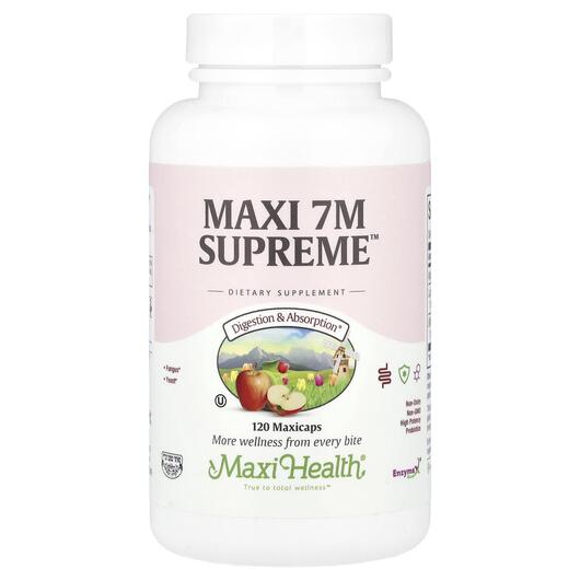 Основне фото товара Maxi Health, Maxi 7M Supreme, Пробіотики, 120 капсул
