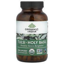 Tulsi-Holy Basil Базилик Organic India 180 Вег Кэпс