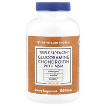 Глюкозамін Хондроітин Triple Strength Glucosamine With MSM