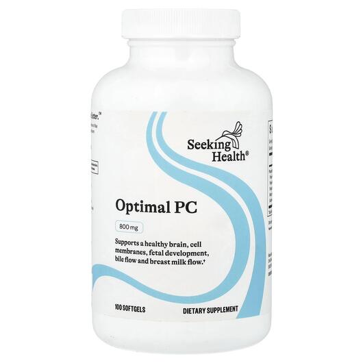 Основне фото товара Seeking Health, Optimal PC 800 mg, Підтримка мозку, 100 капсул