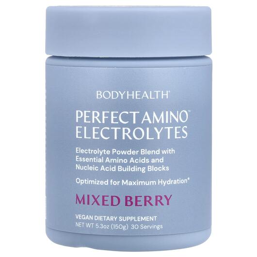 Основное фото товара Электролиты, Perfect Amino Electrolytes Mixed Berry, 150 г