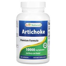 Artichoke 10000 mg Артишок Best Naturals 180 капсул