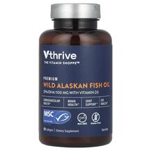 Premium Wild Alaskan Fish Oil Омега 3 Vthrive