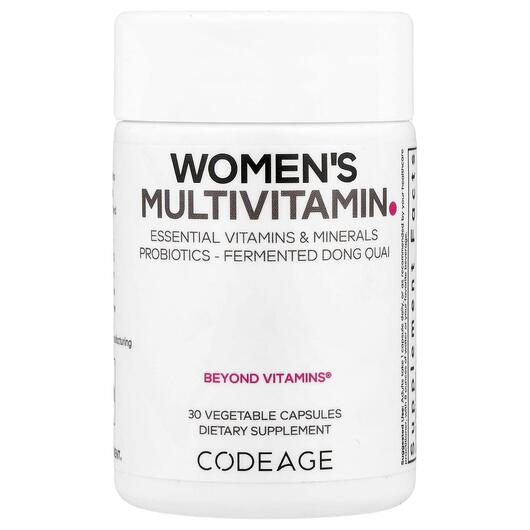 Основне фото товара CodeAge, Women's Multivitamin, Вітаміни для жінок, 30 капсул