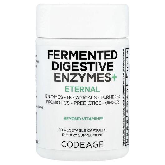 Основне фото товара Fermented Digestive Enzymes+, Підтримка травної системи, 30 капсу
