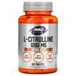 Фото товару NOW, L-Citrulline 1200 mg, L-Цитрулін 1200 мг, 120 таблеток