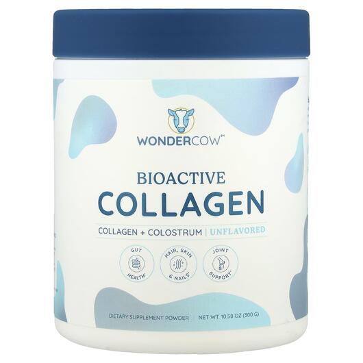 Основне фото товара Wondercow, Bioactive Collagen Unflavored, Колаген, 300 г