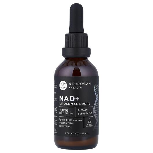 Основне фото товара NAD+ Liposomal Drops Wild Berry 300 mg, Нікотинамід НАД+, 60 мл