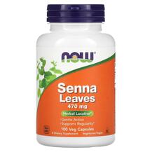 Senna Leaves 470 mg Листья Сенны 470 мг NOW