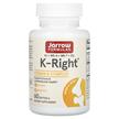 Фото товара Jarrow Formulas, Витамины K + D3, K-Right, 60 капсул