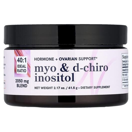 Основне фото товара SMNutrition, Myo & D-Chiro Inositol, Вітамін B8 Інозитол, 61.