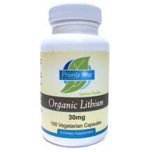 Літій Organic Lithium 30 mg Priority One 100 капсул Літій Organic Lithium 30 mg Priority One 100 капсул