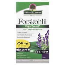 Форсколін Forskohlii 250 mg Nature's Answer