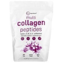 Multi Collagen Peptides Type I II III V X Unflavored Micro
