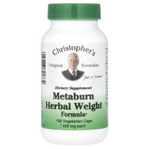 Metaburn Herbal Weight Formula 450 mg Травяные добавки