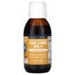Фото товара Wild Norwegian Cod Liver Oil + Orange, Масло печени трески, 125 м