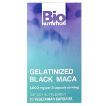 Gelatinized Black Maca Мака Bio Nutrition 60 капсул