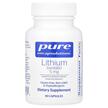 Фото товара Pure Encapsulations, Литий, Lithium orotate 5 mg, 90 капсул