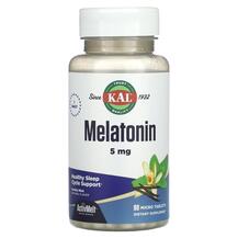 Мелатонін Melatonin Vanilla Mint 5 mg KAL 90 таблеток