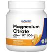 Фото товару Nutricost, Magnesium Citrate Peach Mango, ПЕА, 500 г