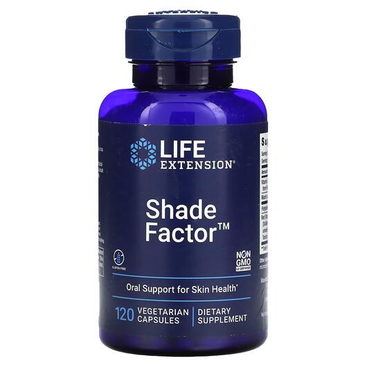 Основное фото товара Life Extension, Витамин B3 Ніацин, Shade Factor, 120 капсул
