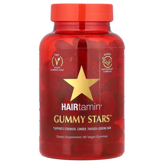 Основное фото товара Кожа ногти волосы, Gummy Stars Superfruit Medley, 60 таблеток