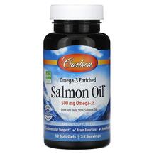 Salmon Oil Масло дикого лосося Carlson 50 капсул