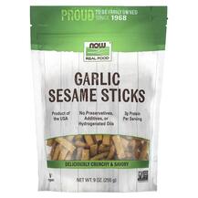 Екстракт Часнику Real Food Garlic Sesame Sticks NOW Foods