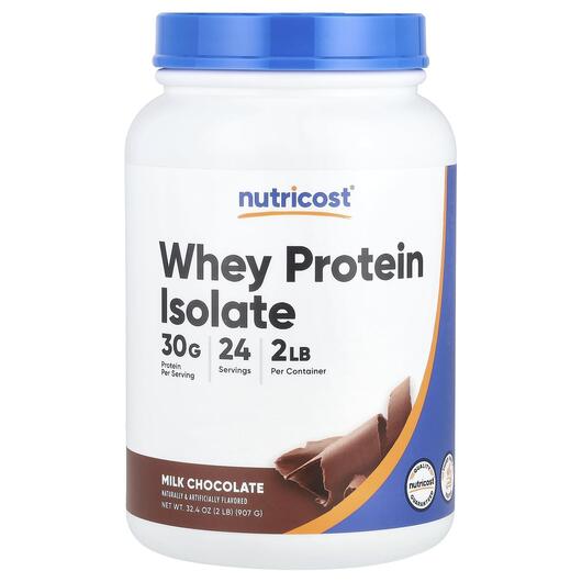 Основне фото товара Whey Protein Isolate Milk Chocolate, Протеїн Ізолят, 907 г