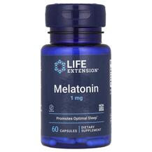 Melatonin 1 mg Мелатонин Life Extension 60 капсул