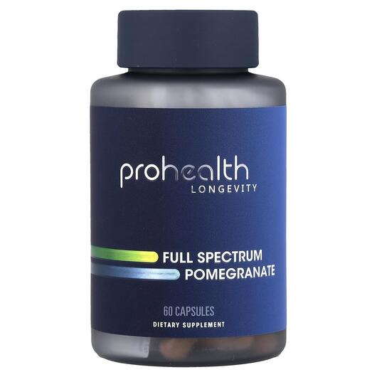 Основне фото товара ProHealth Longevity, Full Spectrum Pomegranate, Гранат, 60 капсул